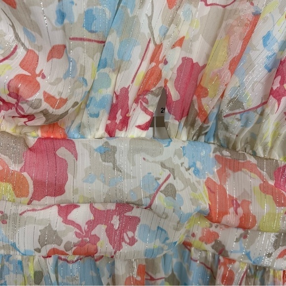 NWT Likely Sara Midi Dress one‎ shoulder body complementing fit & flare - Picture 6 of 13